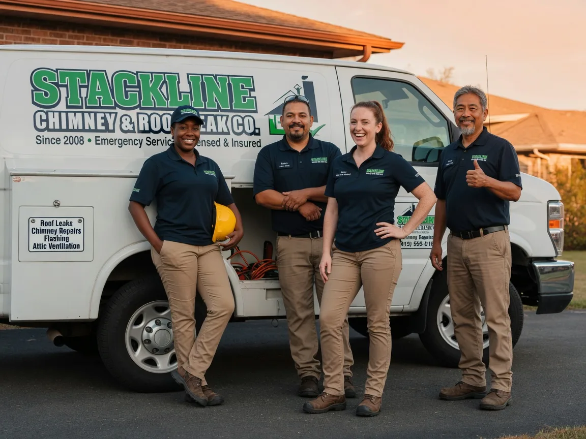 Chimney flashing repair company in Eden, VT